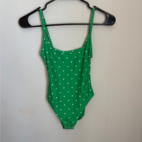 Weworewhat Green Polka Dot One-Piece Swimsuit - Picture 2 of 4